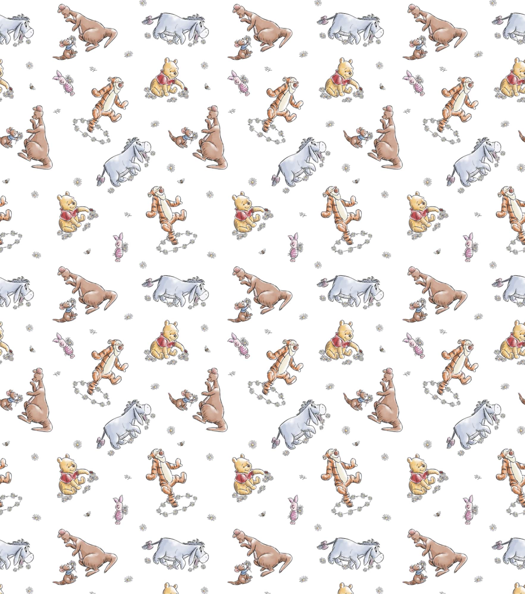 Disney Pooh & Friends Cotton Fabric